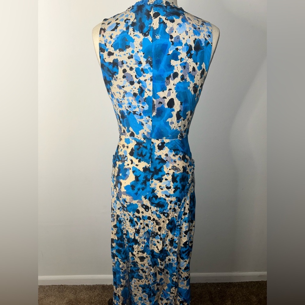 Jigsaw Blue and Cream Maxi Dress - Picture 6 of 8